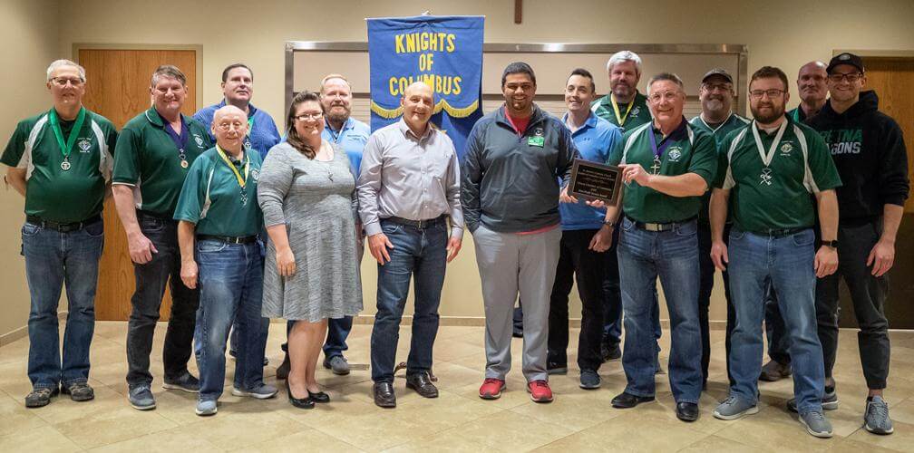 2020 Non Profit Service Award Winner - Gretna Knights of Columbus