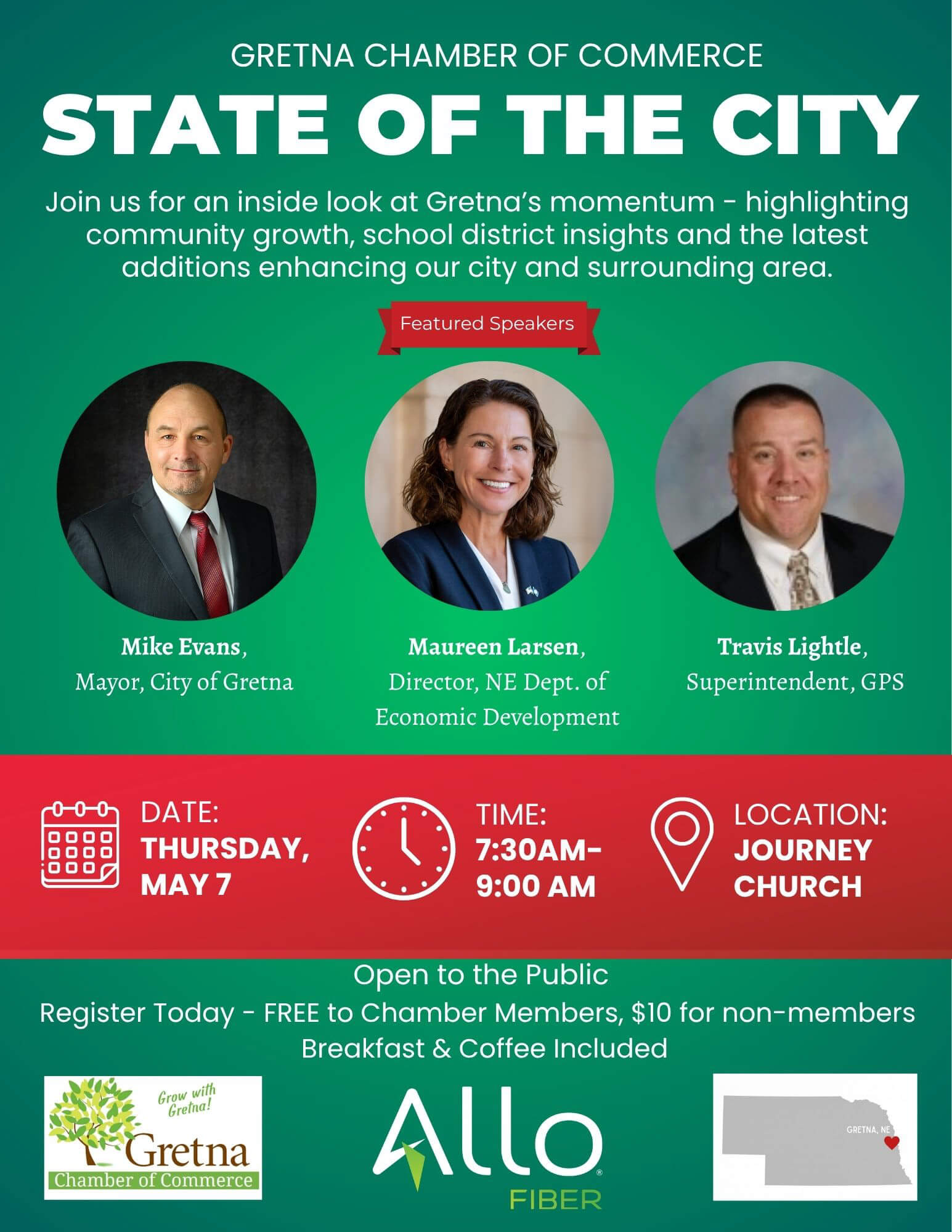 Blue White Colorful Town Hall Meeting Facebook Ad - 2