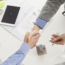 handshake stock photo