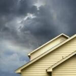 house in storm