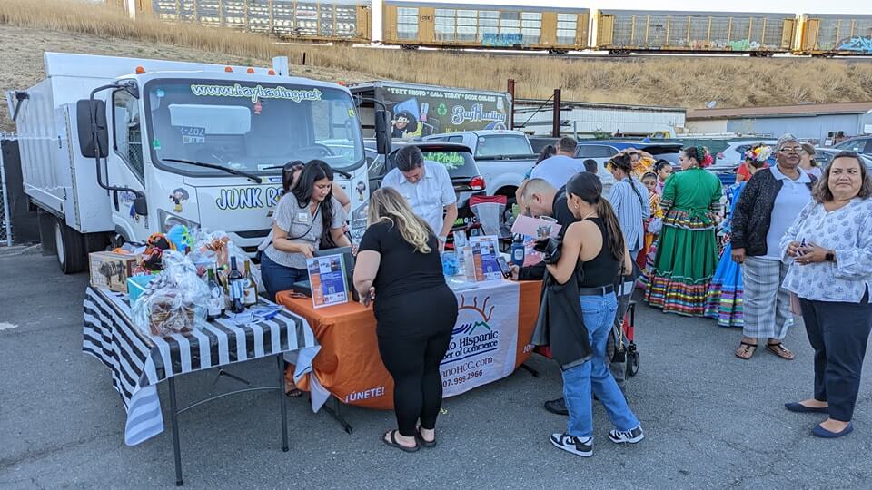 chamber table at event