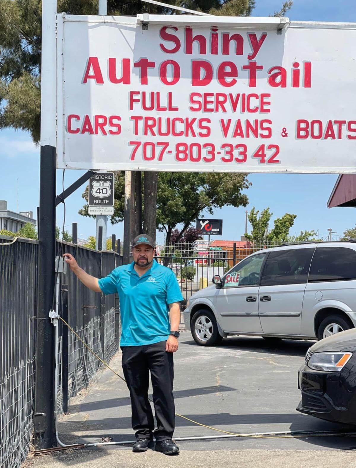 juan at shiny auto in fairfield