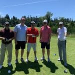 Garry with Mayor Harvie and Dylan Kruger