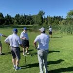 Garry with Rotary Ladner at Tee Off