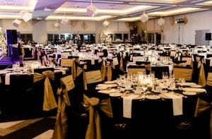 The Delta Chamber Business Excellence Gala room setup in November 2023.