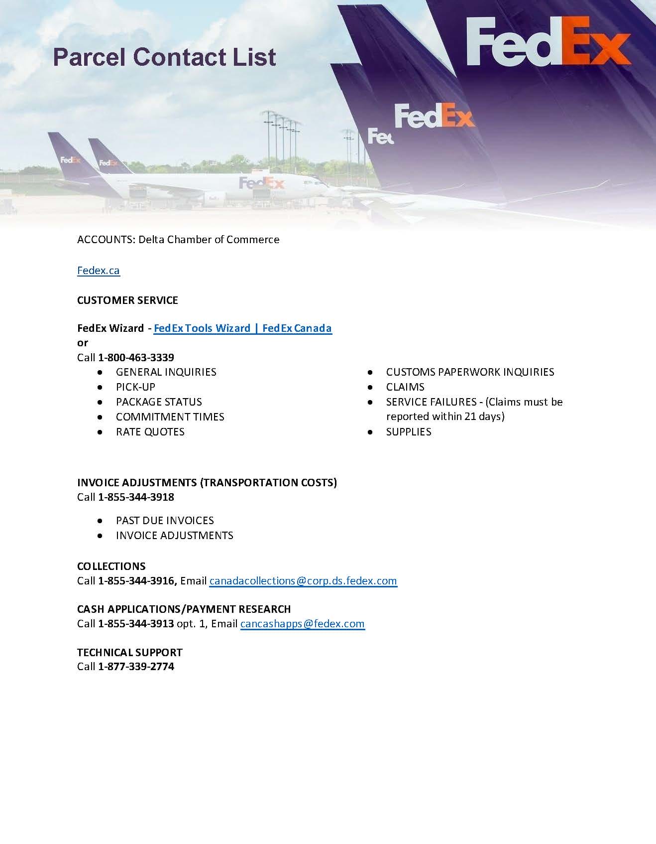 Delta Chamber of Commerce - Contact List - Parcel Delta Chamber of Commerce - Contact List - Parcel