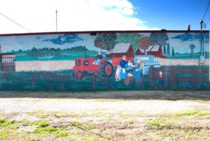 Building Mural in Blue Ridge