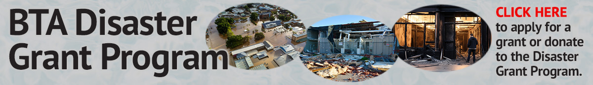 BTA Disaster Grant Program homepage banner