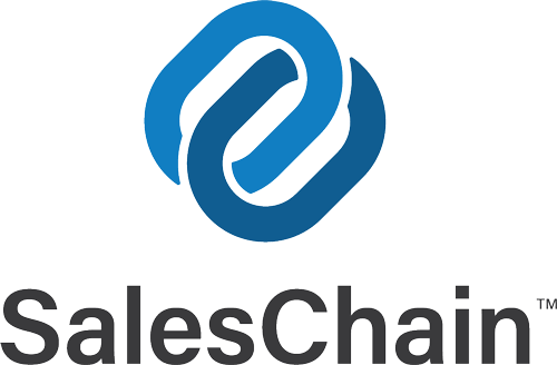 SalesChain logo stacked