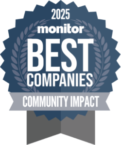 GreatAmerica 2025 Monitor Best Companies Community Impact logo