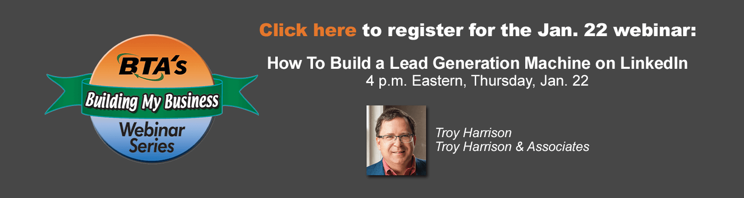 Jan. 22, 2026 Building My Business Webinar