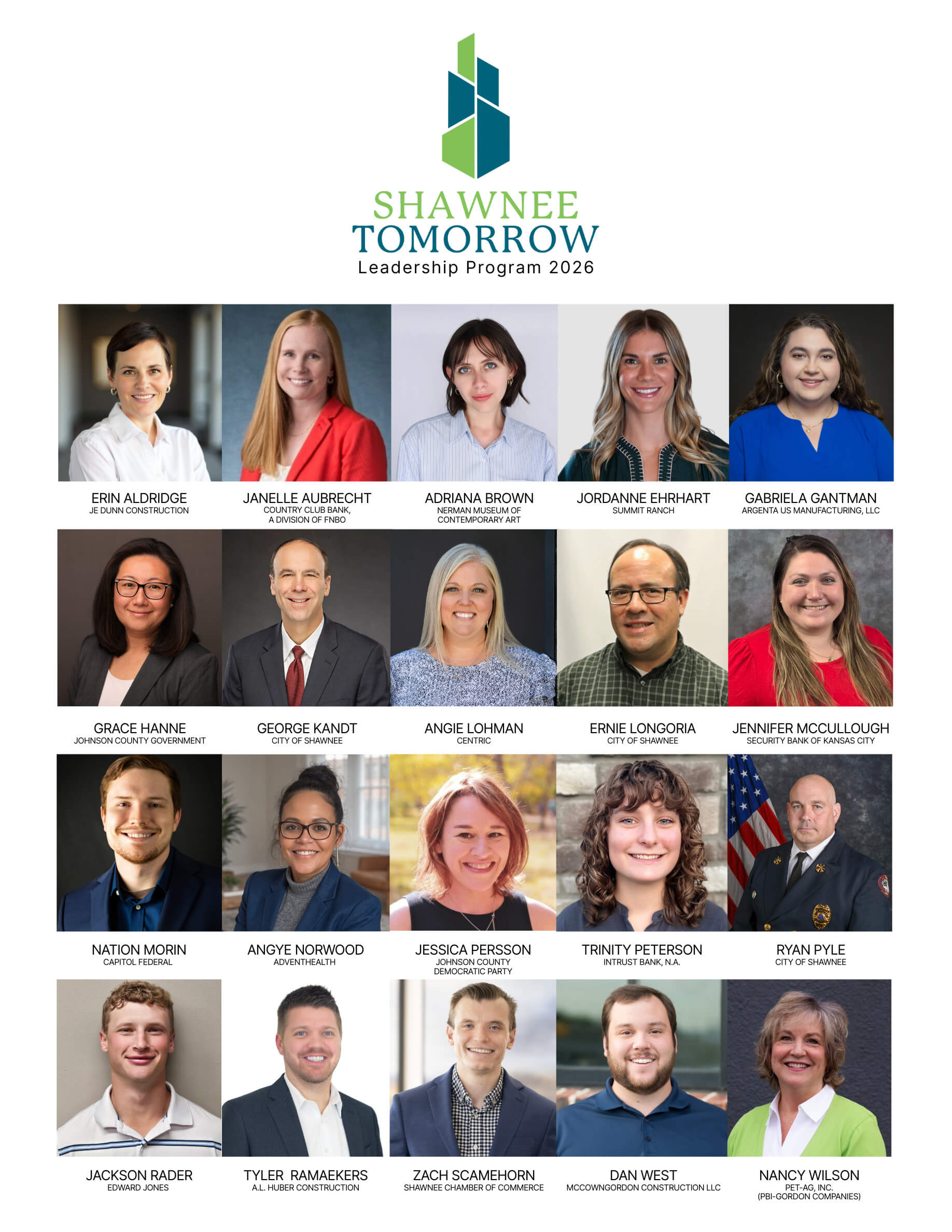 Shawnee Tomorrow 2026 Face Roster