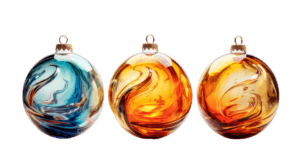 glass ornaments reduced