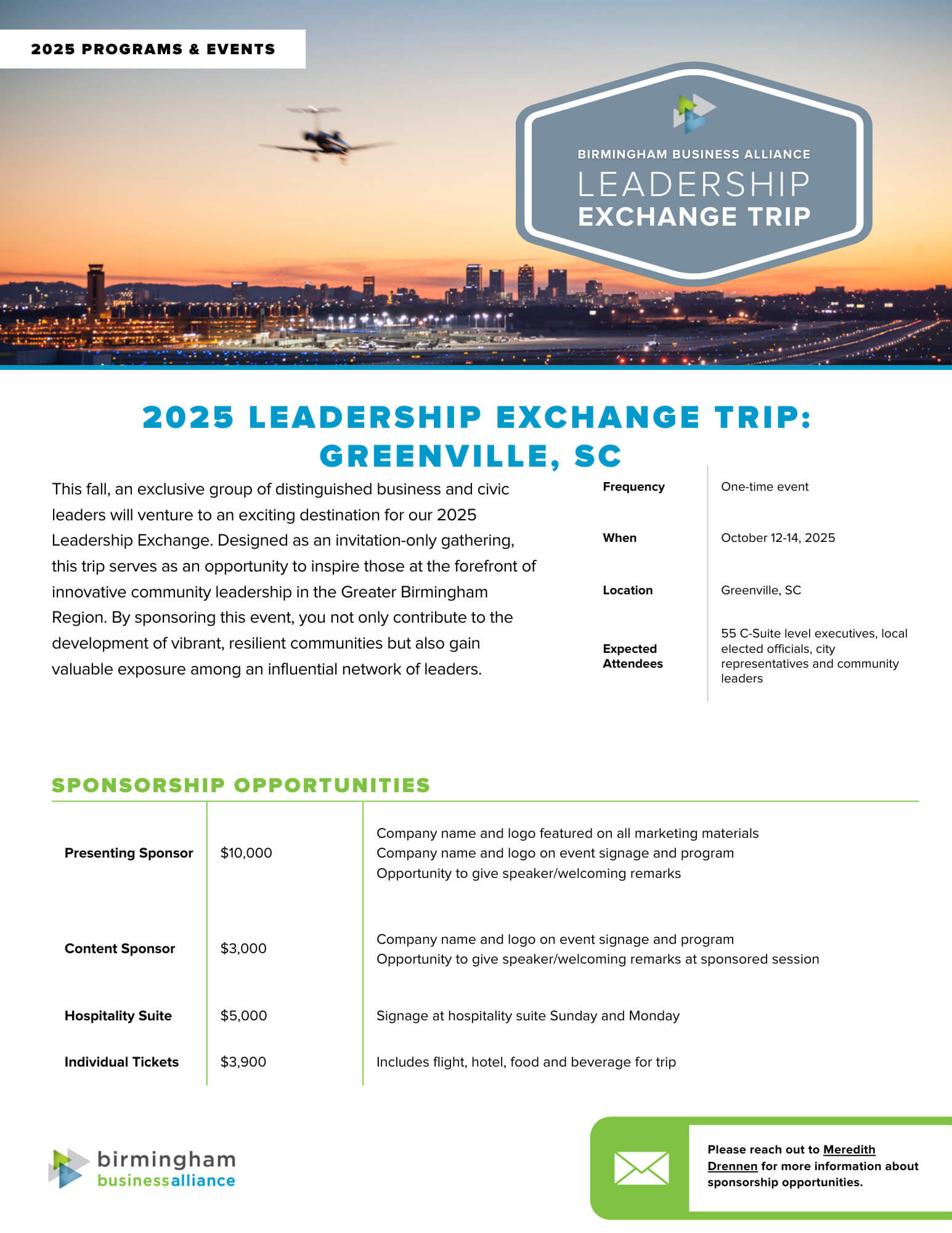 2025 BBA Sponsorship Guide 2025 BBA Sponsorship Guide