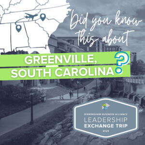 Graphic asking the question - "Did you know this about Greenville, South Carolina?"