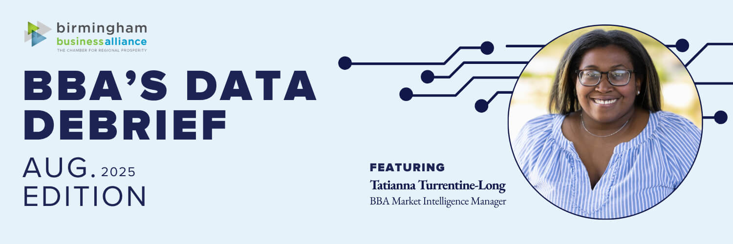 graphic explaining title of the Blog post, BBA's Data Debrief
