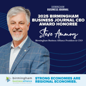Graphic about Steve Ammons being a Birmingham Business Journal Award Honoree