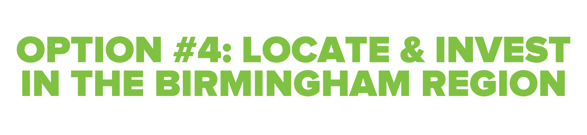 Locate or Invest in the Birmingham Region
