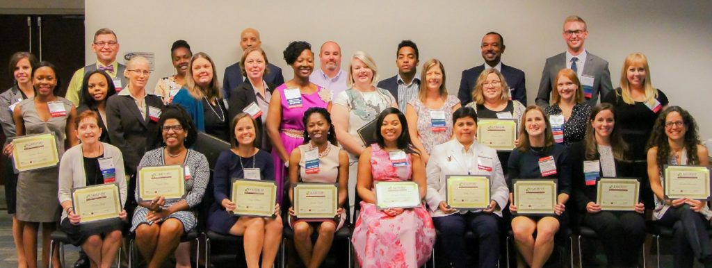 Graduate of Leadership Chapel-Hill Carrboro pose with certificates