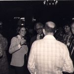 Barbara Rapp, Derek J. de Sola Price (center)