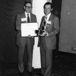Laurence Heilprin, Mel Day (Heilprin receiving 1976 ASIS Award of Merit)