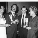 Sue Martin and Brett Butler (co-chairs of 1976 conference), Mel Day (incoming ASIS president)