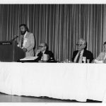 Oettinger , Edwin Parker, Bell, Cairns, Mel Day (keynote panelists l to r)