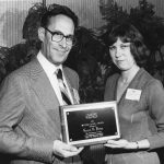Gerard O. Platau, Sharon Pyrce Kaminecki Platau is receiving the 1980 Watson Davis Award