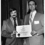 William S. Cooper receives Best JASIS Paper Award from Arthur Elias (JASIS editor)