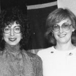 Donna Rubens, Trudi Bellardo Rubens is receiving the Best Student Paper Award, 1982