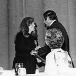 Art Elias receiving Watson Davis Award - Mary Berger is presenting the award.