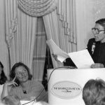 Debora (ralf) Shaw, Barbara Kwasnik, [unidentified woman at podium]