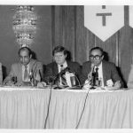 Donald W. King (c), Bahaa El-Hadidy (second from r), Eugene Garfield (r)