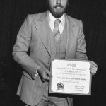 William Stow receiving 1978 NPM Award