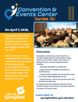 City of Springfield Convention and Events Center Tourism Tax Education