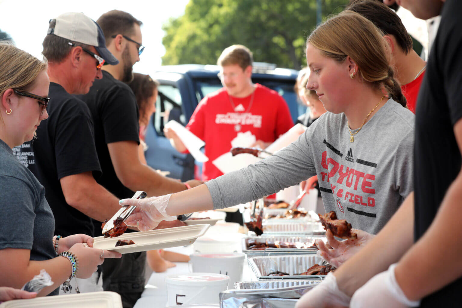 Barbecue is served at Ribs, Rods & Rock n' Roll