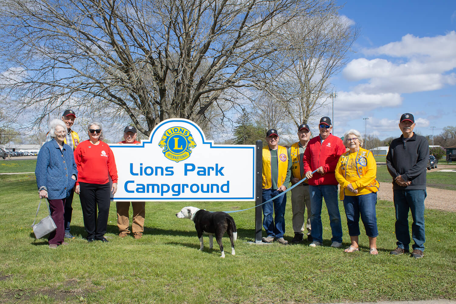 Group at Lions Park Campground