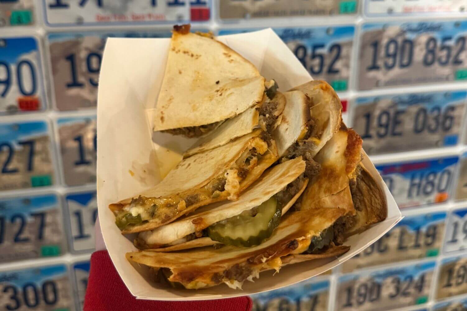 XIX Brewing Company quesadilla