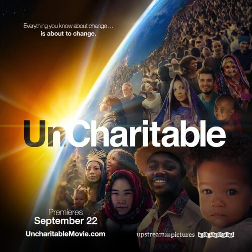 Uncharitable movie poster