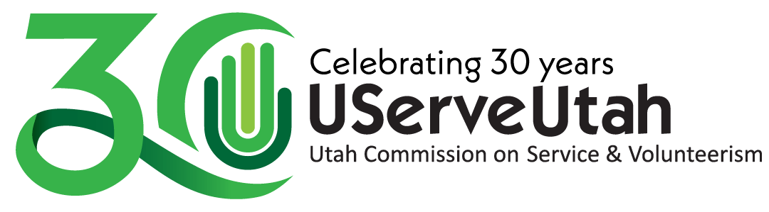 UServeUtah 30th logo long