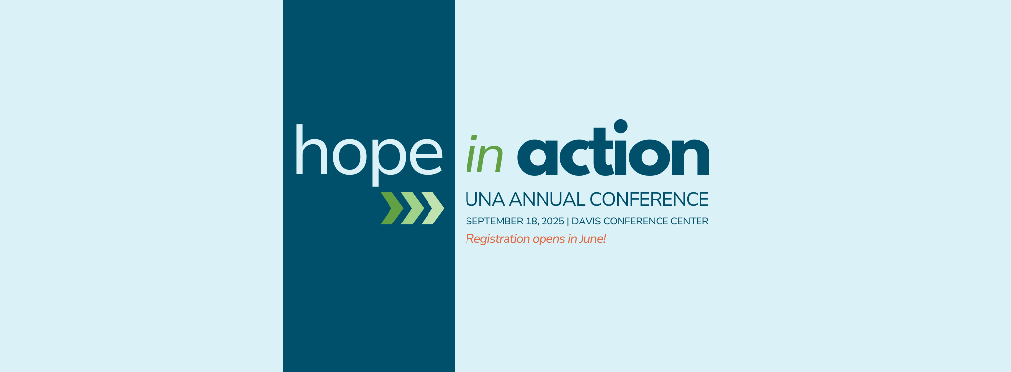 2025 UNA Annual Conference: Hope in Action