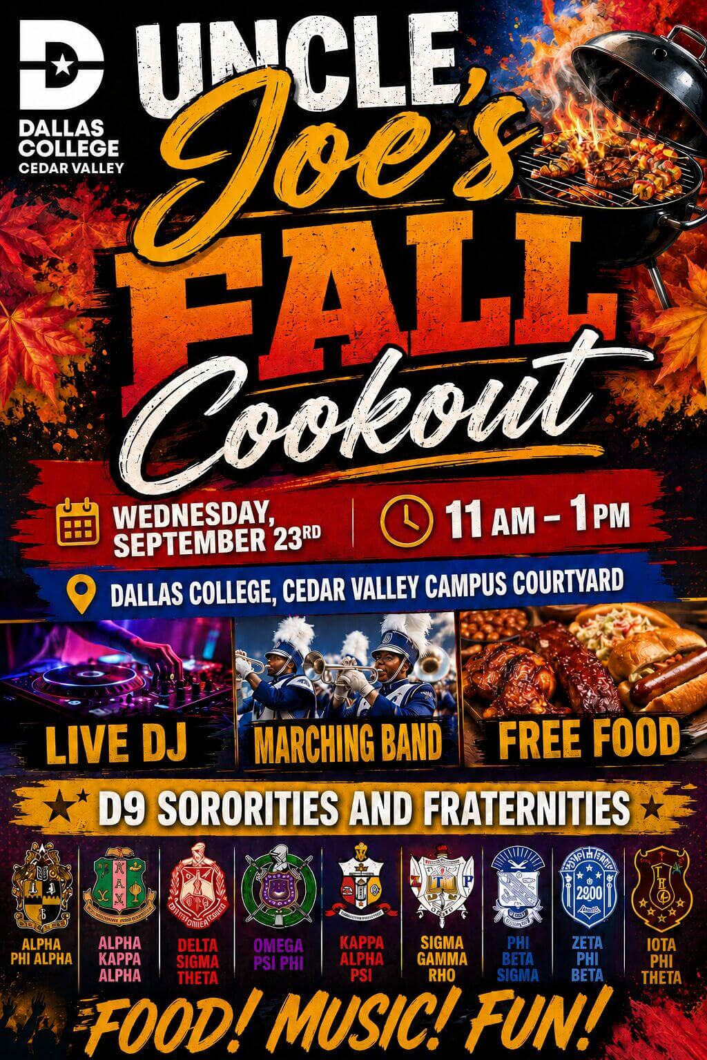 Uncle Joe's Fall Cookout
