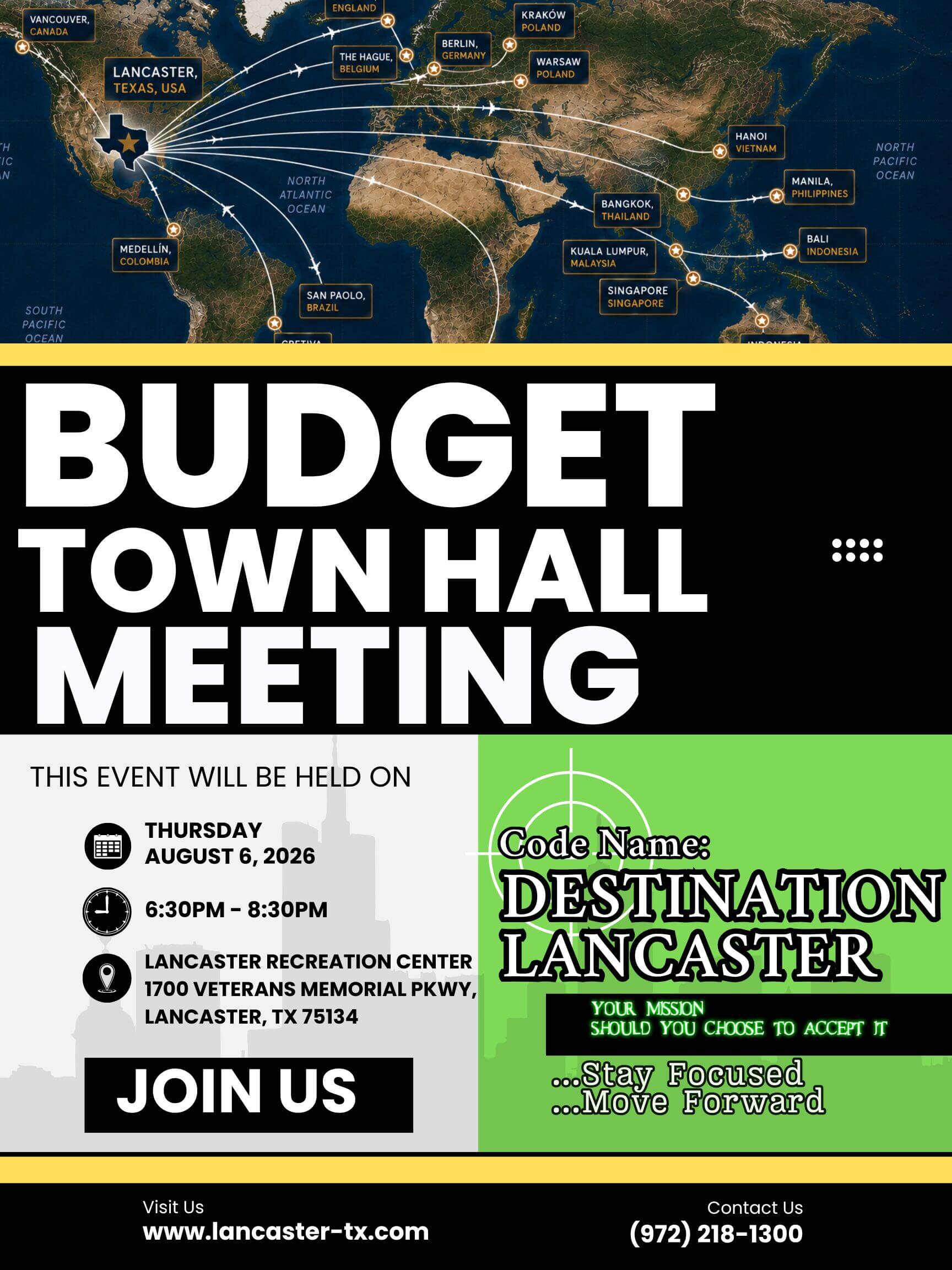 Budget Townhall Meeting Flyer 8.6.2026