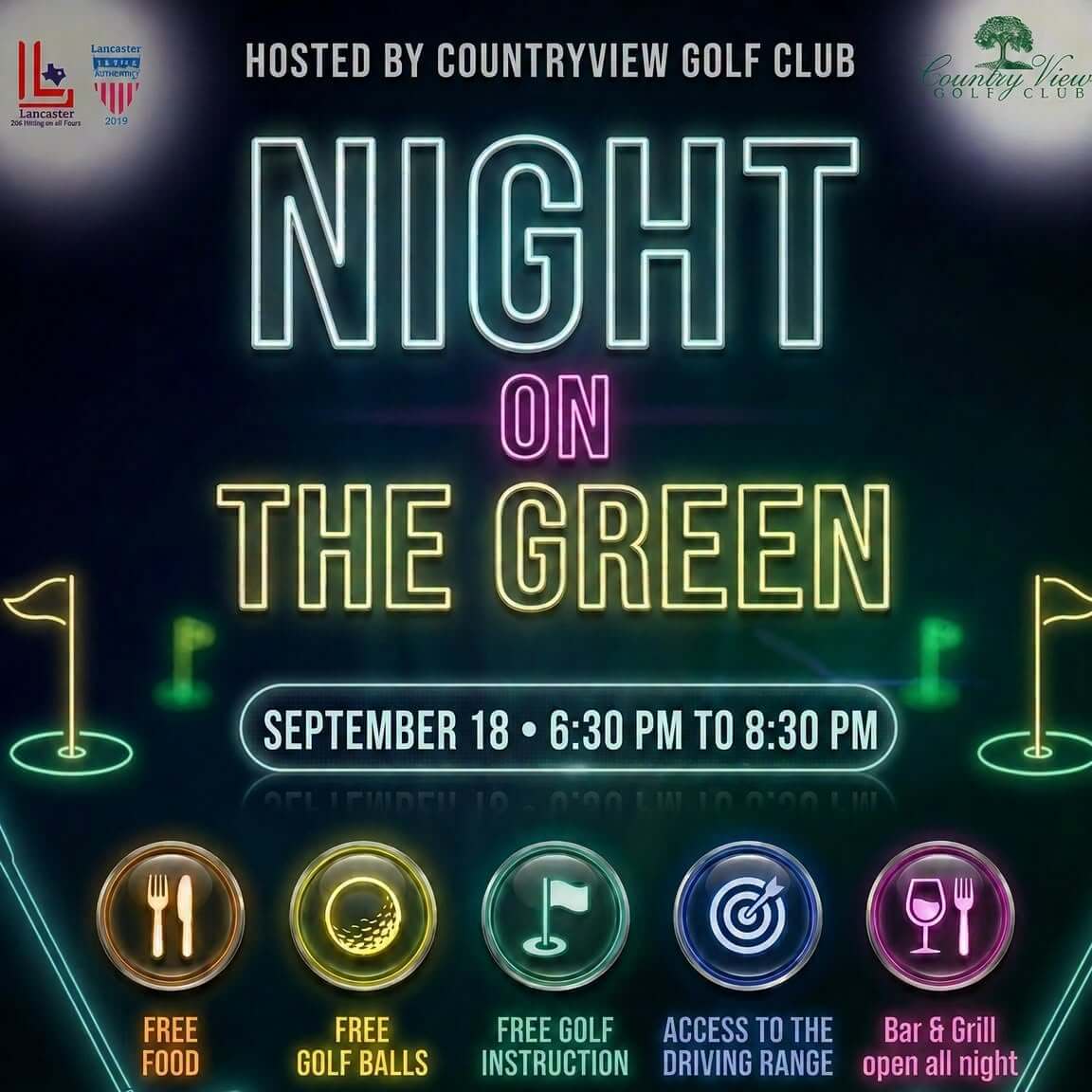 Country View Night on the Green