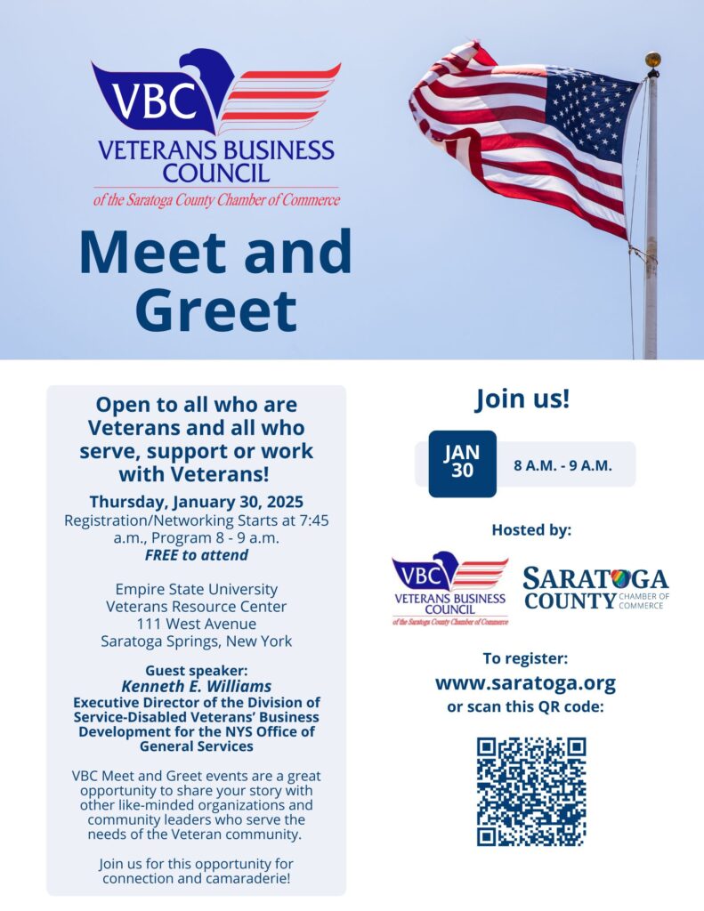 Information on the January 30, 2025 VBC Meet and Greet