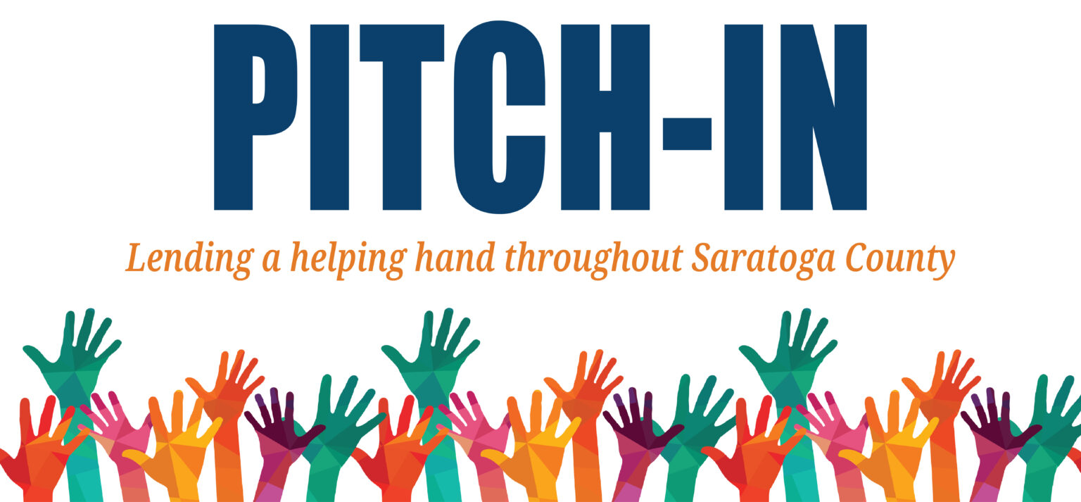 Pitch In Volunteerism Campaign Logo