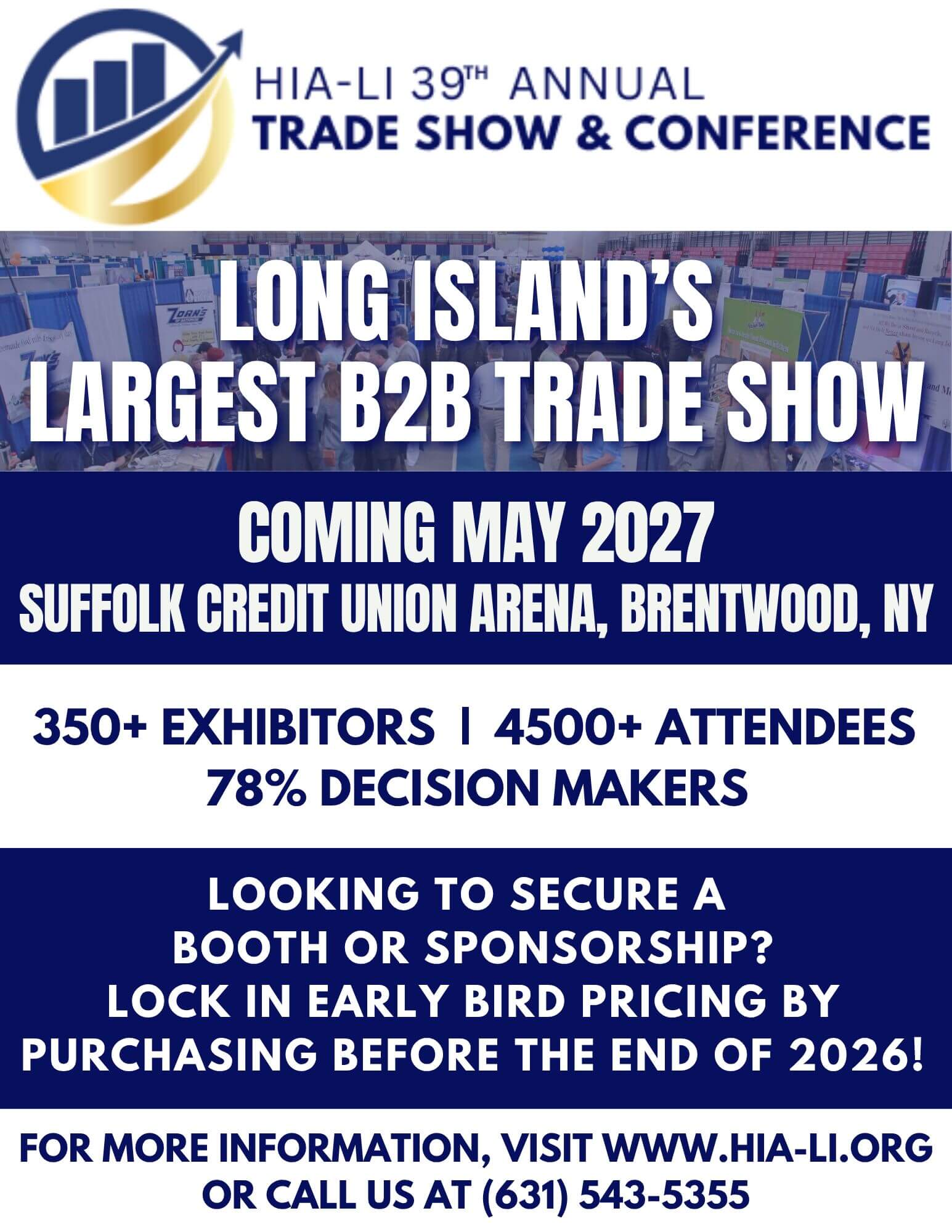 2027 Trade Show Early Bird Flyer