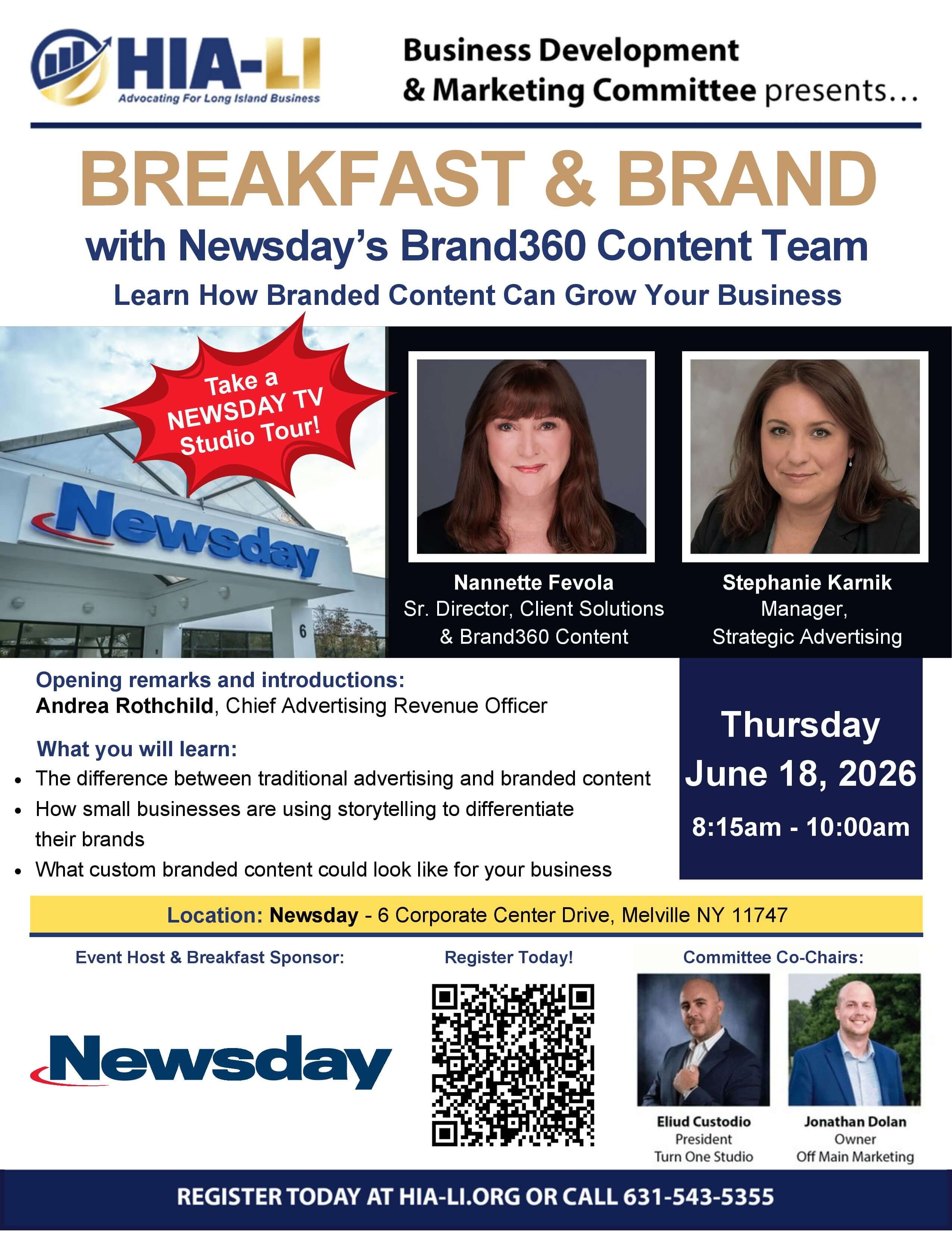 HIA-LI Business Development &amp; Marketing Committee - Flyer - 06-2026