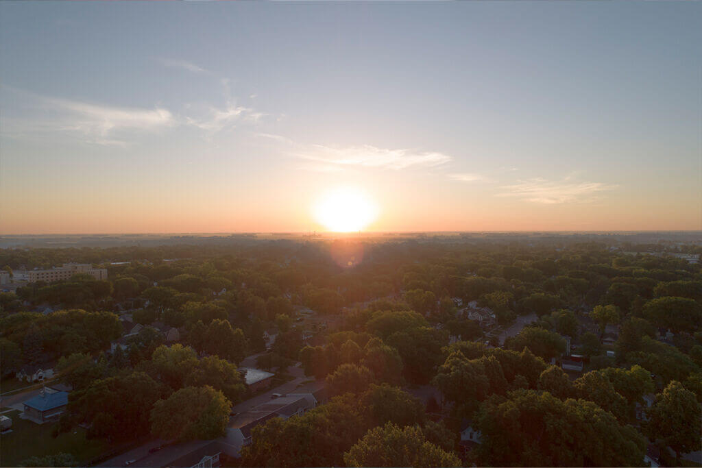 Midwest Summit drone aerial photo