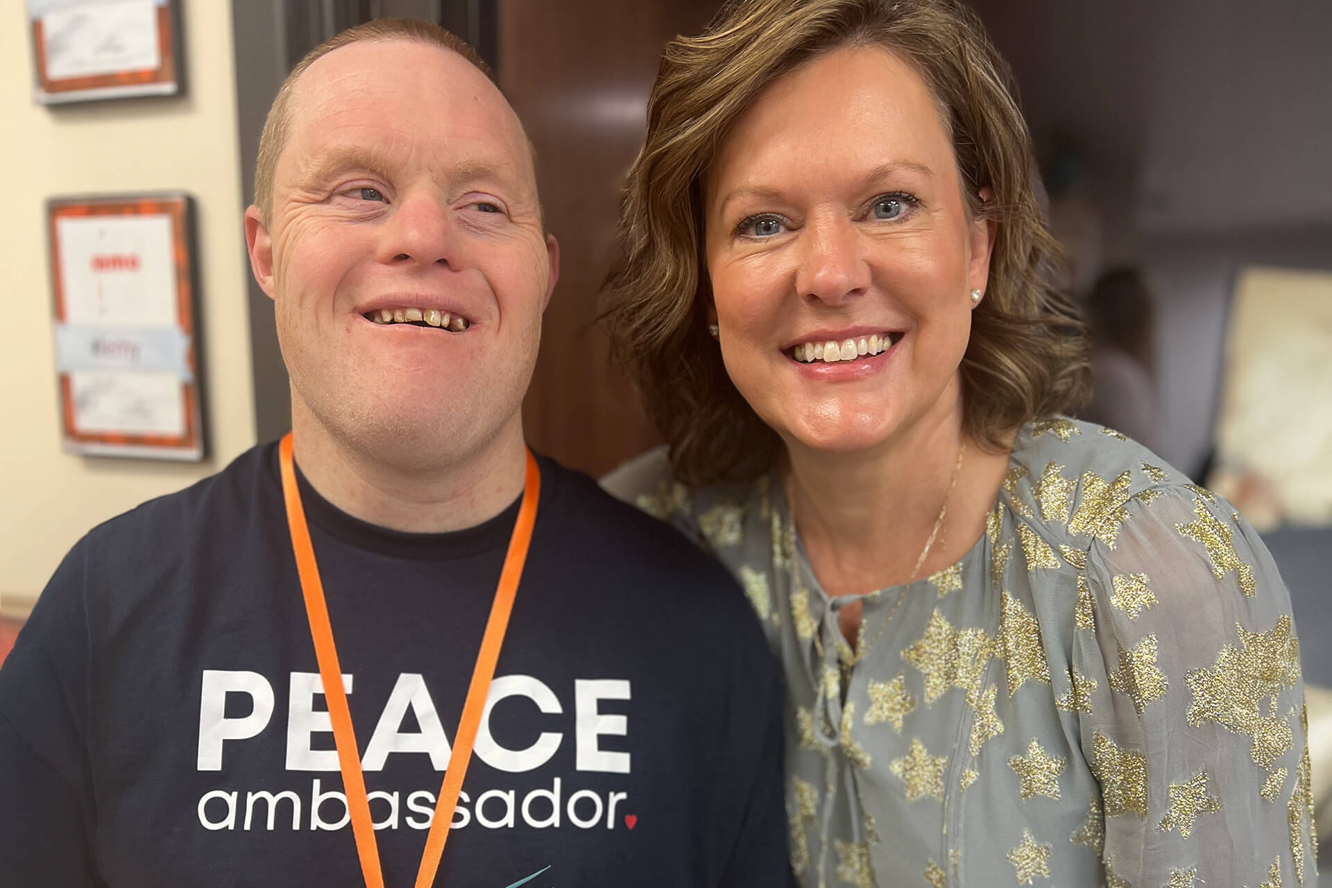 6-17-25_BlogHeader-CCA A Peace Academy employee and Peace Ambassador model early education inclusion in action. Peace Academy is the ChamberChoice Inclusion Champion of the Year.